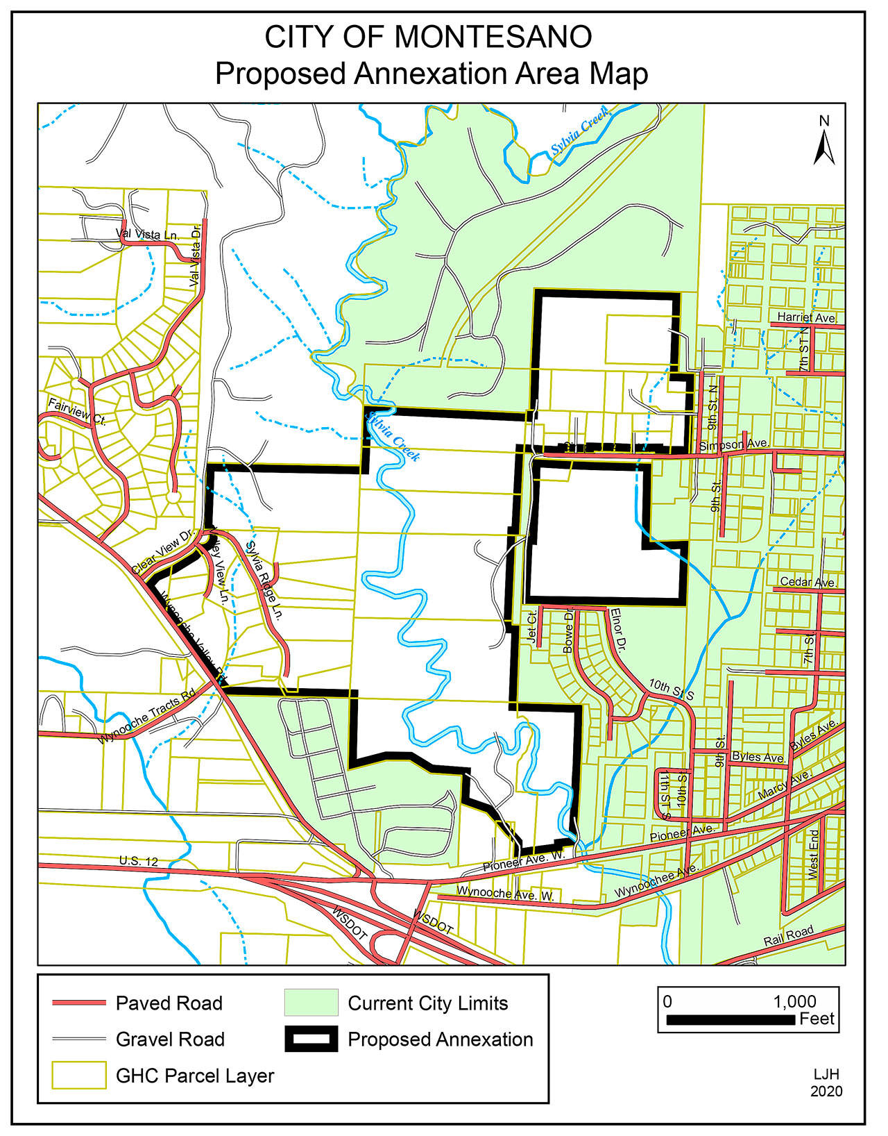 Montesano leaders are considering annexing this land into the city.                                 Montesano leaders are considering annexing this land into the city.